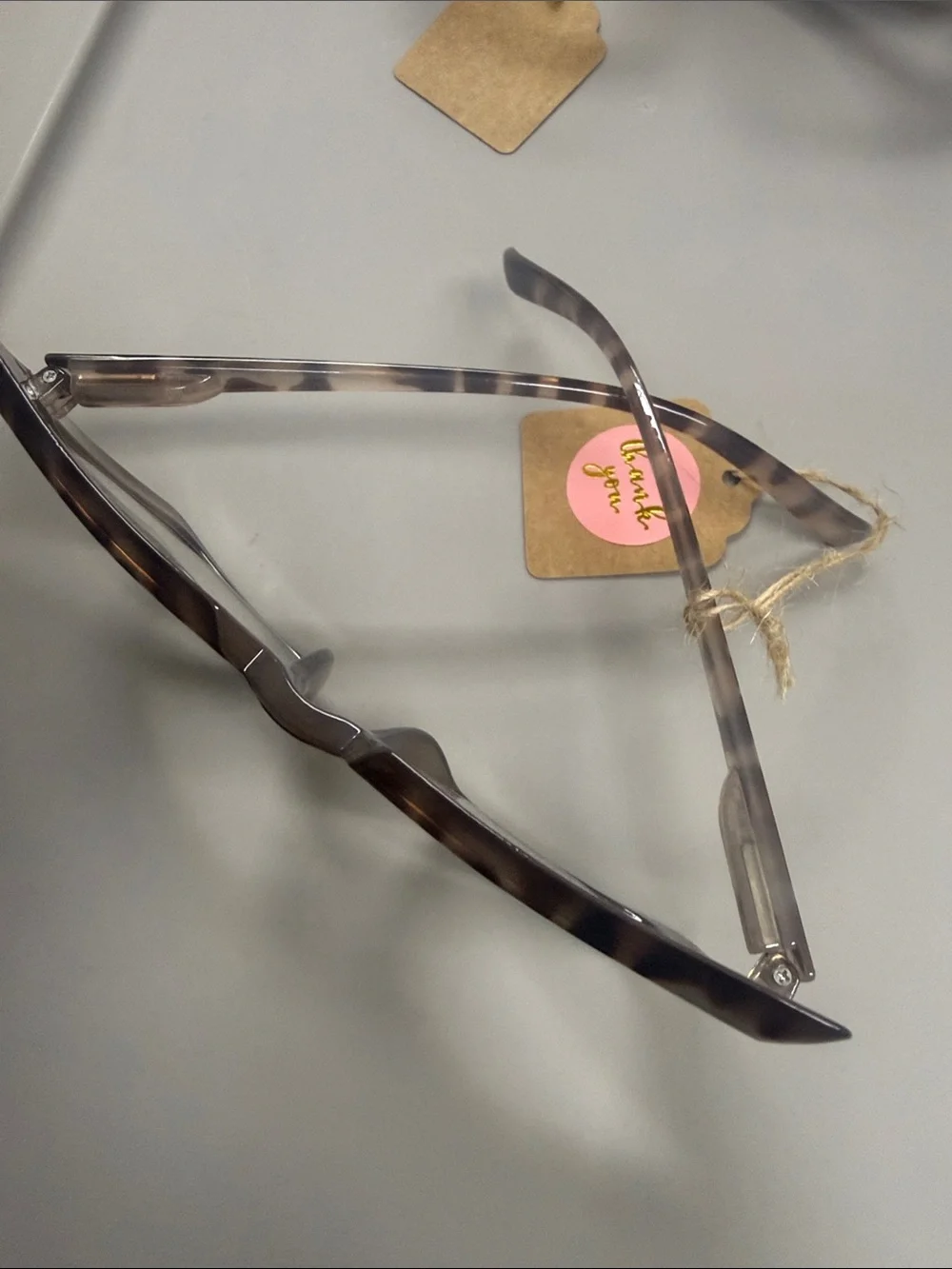 Oversized Square Tortoiseshell Reading Glasses +3.25